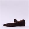 Wonders Triana Hidden Wedge Bow Pump - Brown Suede
